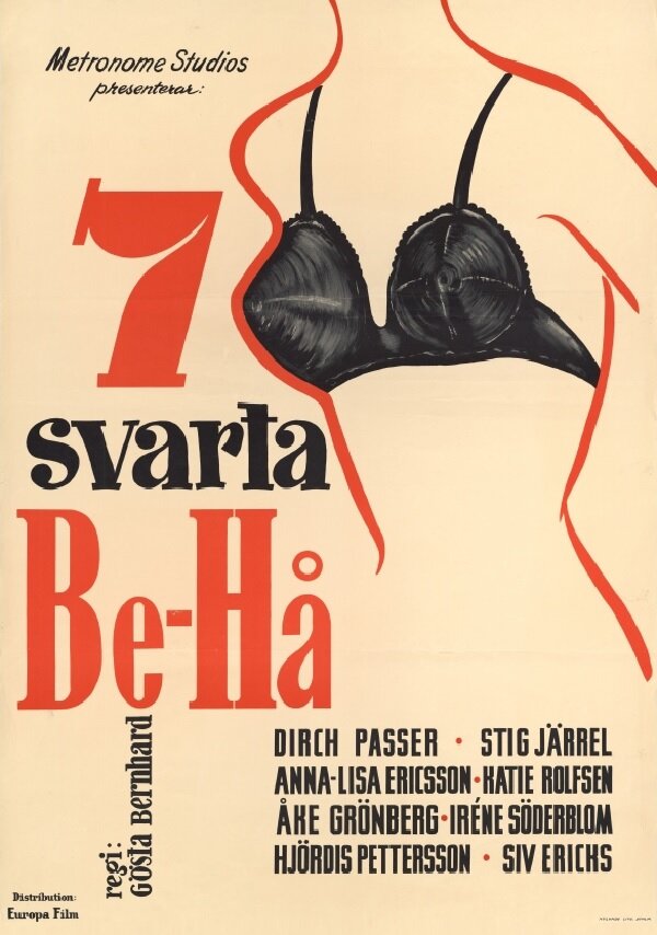 Семь черных бюстгальтеров (1954) постер