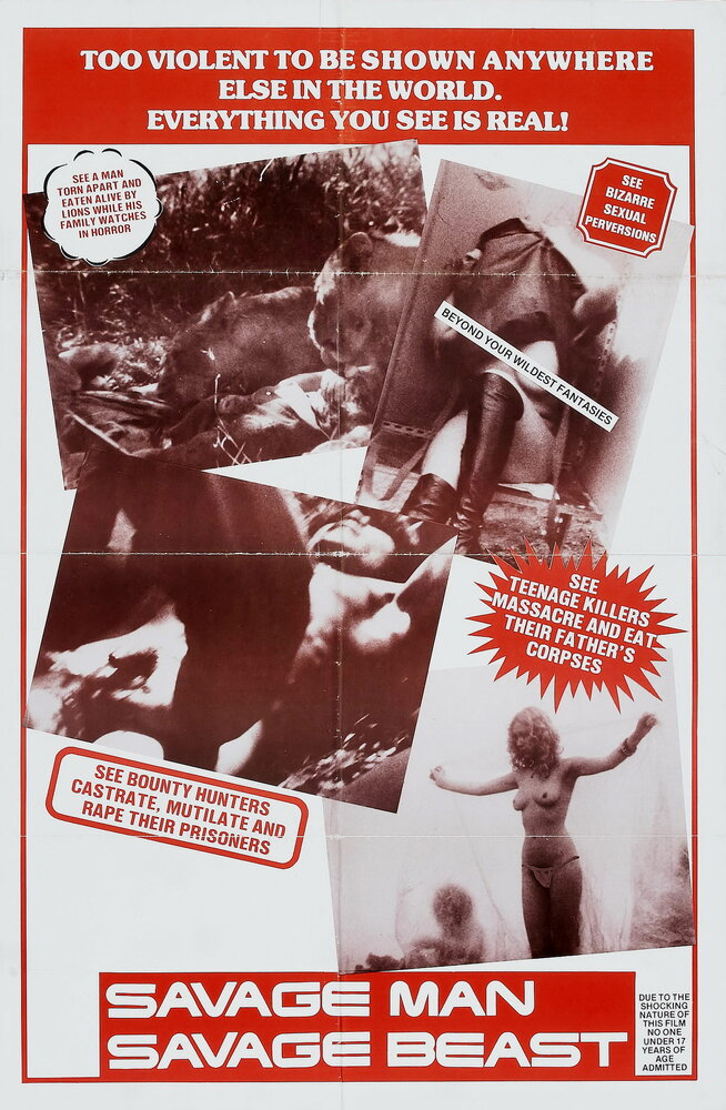 Дикий человек — дикий зверь (1975) постер