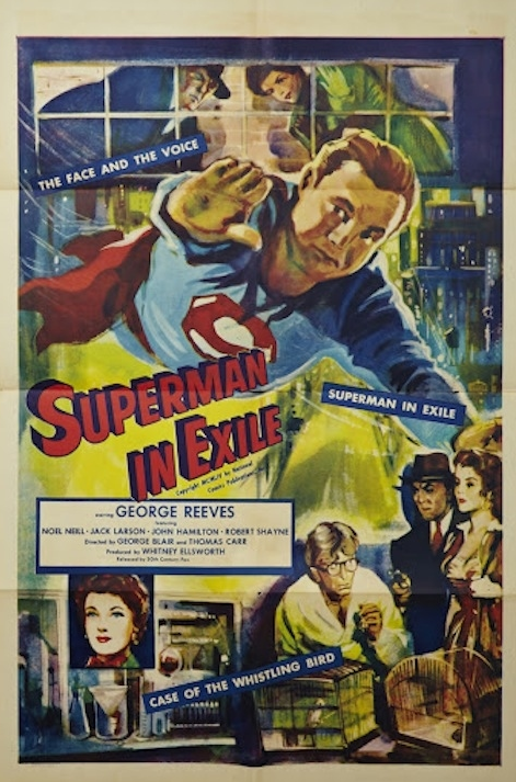Супермен в изгнании (1954) постер
