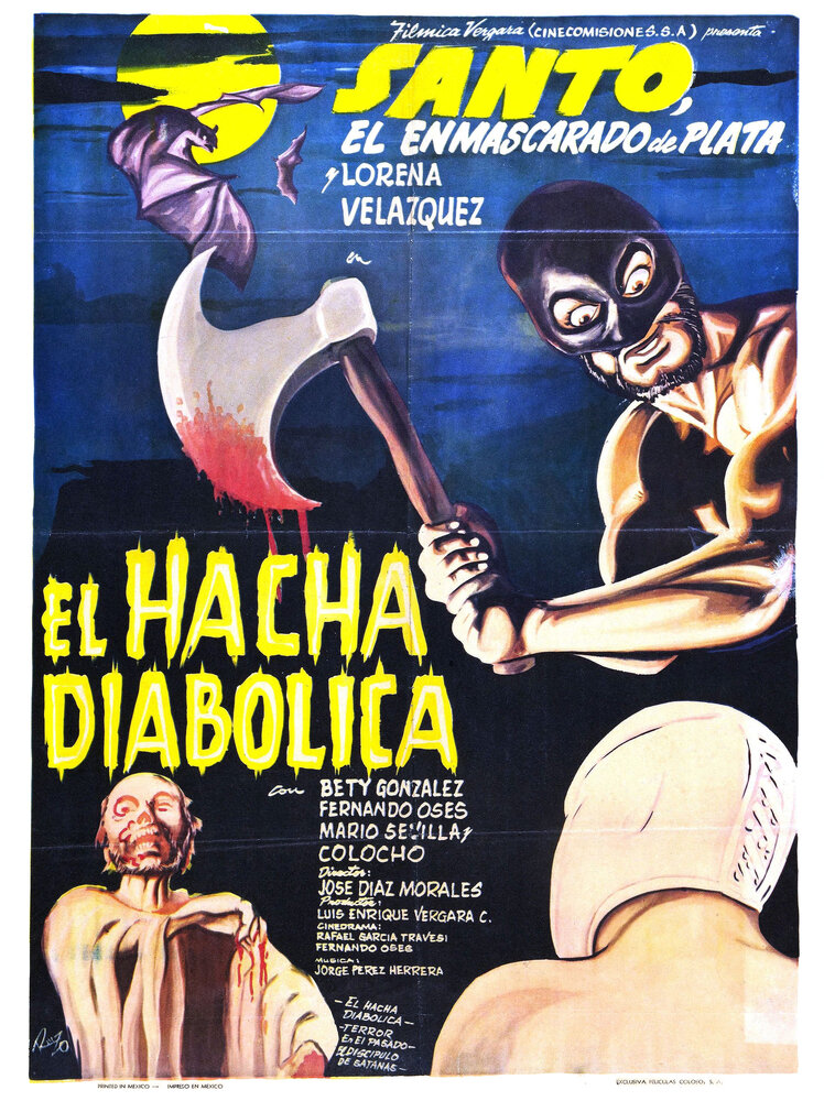 Санто против дьявольского топора (1965) постер